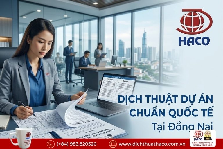 Công ty dịch thuật dự án uy tín tại Biên Hòa – Đồng Nai