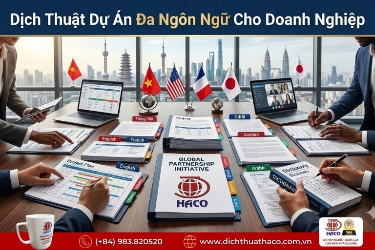 Công ty dịch thuật dự án uy tín tại Biên Hòa – Đồng Nai