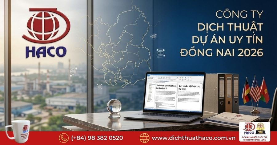 Công ty dịch thuật dự án uy tín tại Biên Hòa – Đồng Nai