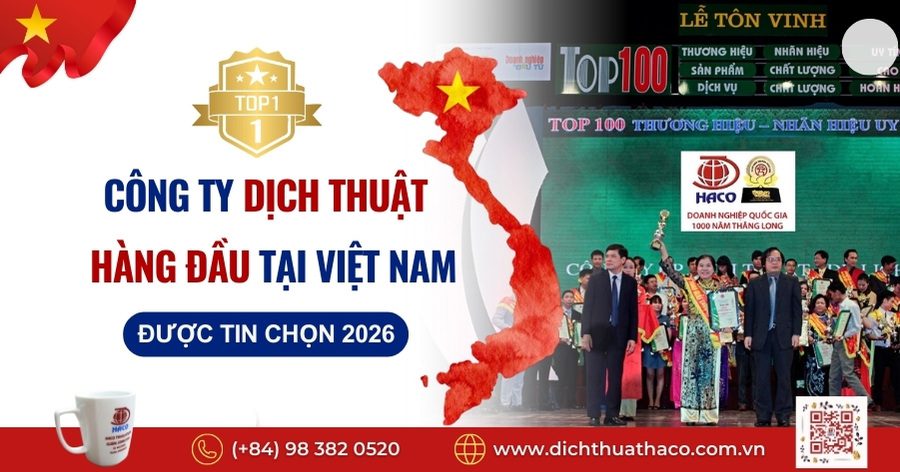 Dịch Thuật Công Chứng Lấy Nhanh Trong Ngày Hà Nội