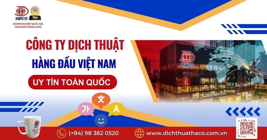 Công ty dịch thuật hàng đầu Việt Nam