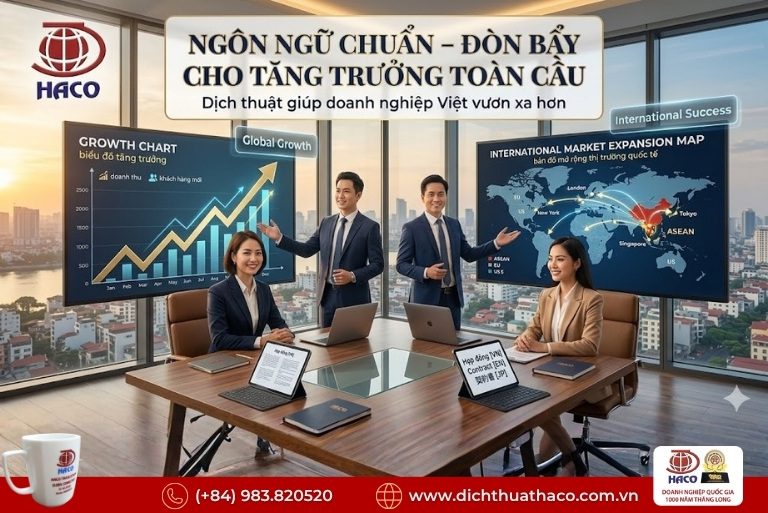 Công ty dịch thuật thương hiệu quốc gia