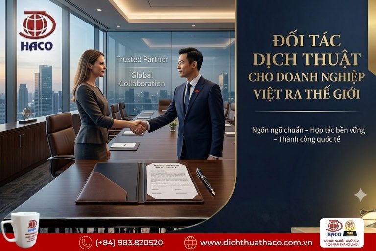 Công ty dịch thuật thương hiệu quốc gia