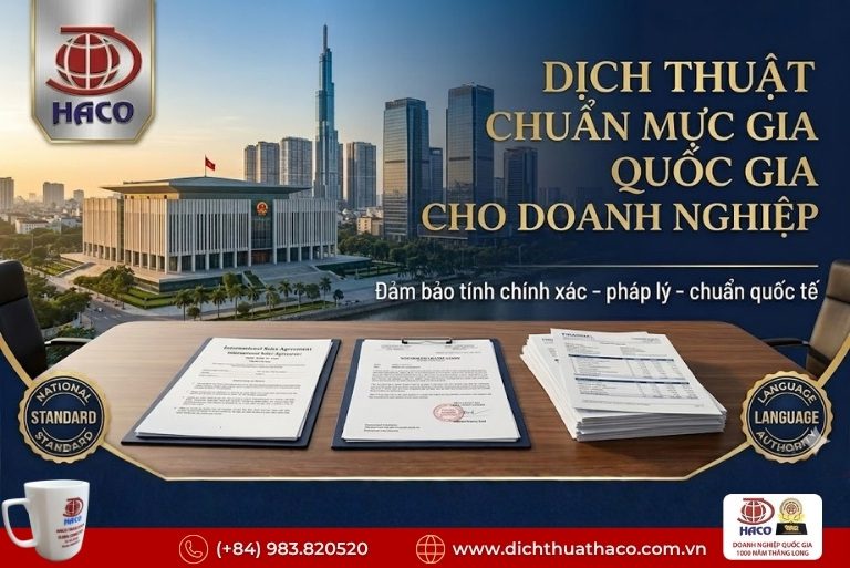 Công ty dịch thuật thương hiệu quốc gia