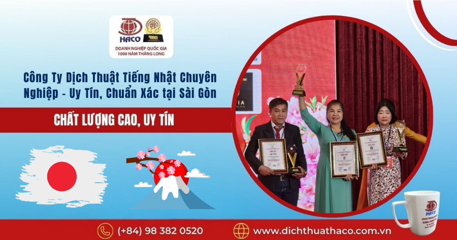 Công Ty Dịch Thuật Tiếng Nhật Chuyên Nghiệp Uy Tín, Chuẩn Xác Tại Sài Gòn