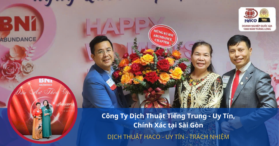 Công Ty Dịch Thuật Tiếng Trung Uy Tín, Chính Xác Tại Sài Gòn