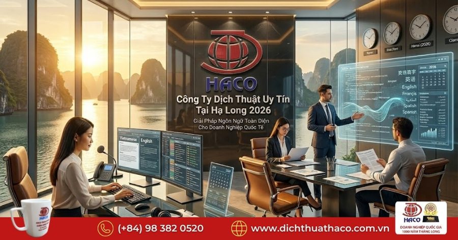 Công ty dịch thuật uy tín tại Hạ Long