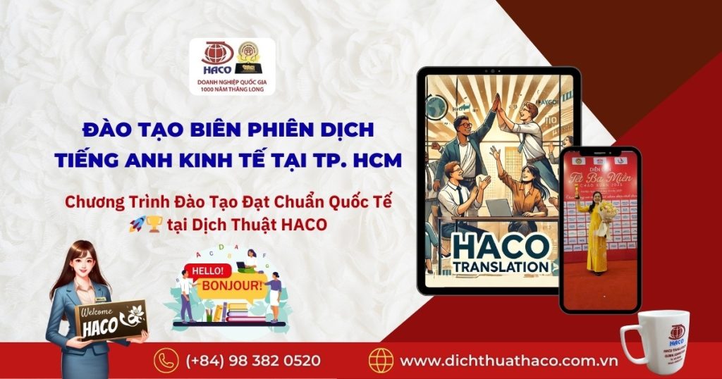 Dao Tao Bien Phien Dich Tieng Anh Kinh Te Tai Tp Hcm