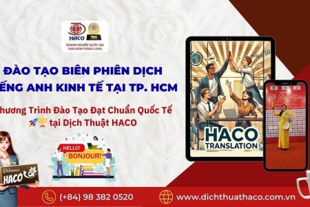 Dao Tao Bien Phien Dich Tieng Anh Kinh Te Tai Tp Hcm