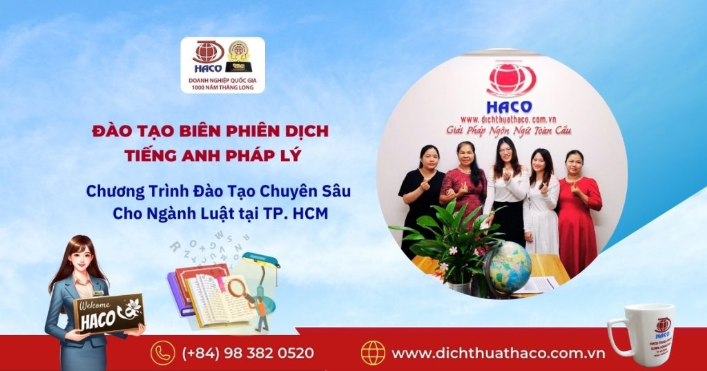 Dao Tao Bien Phien Dich Tieng Anh Phap Ly Chuong Trinh Dao Tao Chuyen Sau