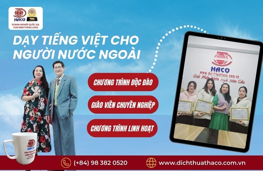 Day Tieng Viet Cho Nguoi Nuoc Ngoai Tai Haco 001