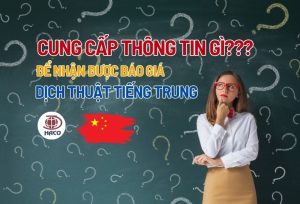 Tôi cần cung cấp thông tin gì để có báo giá dịch thuật?