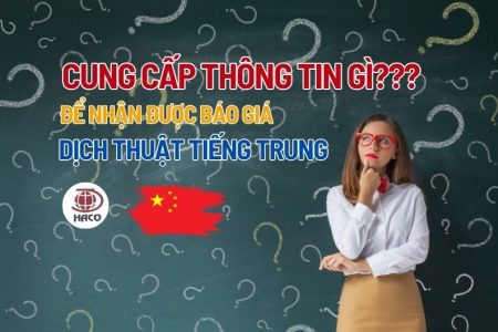 Tôi cần cung cấp thông tin gì để có báo giá dịch thuật?