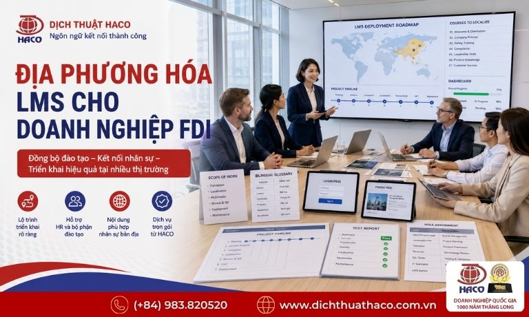 Dịch thuật và địa phương hóa LMS: Giải pháp đào tạo phù hợp từng thị trường 3 dia phuong hoa he thong hoc tap truc tuyen lms 1