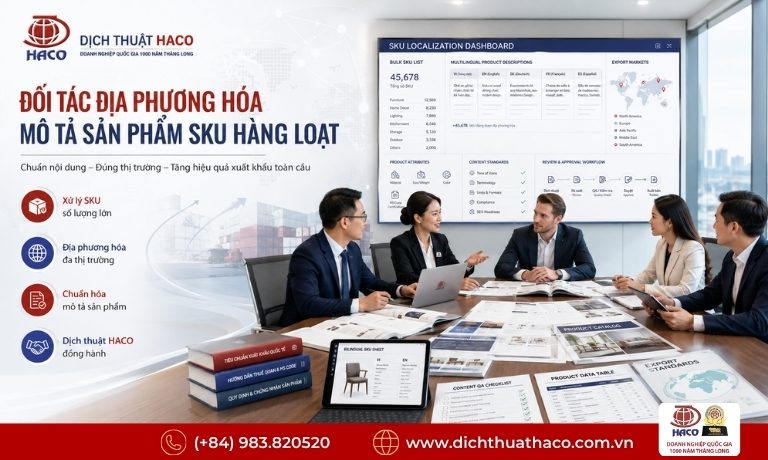 Dịch thuật HACO – Đối tác địa phương hóa mô tả sản phẩm SKU hàng loạt cho doanh nghiệp xuất khẩu 1 dia phuong hoa mo ta san pham sku hang loat 6