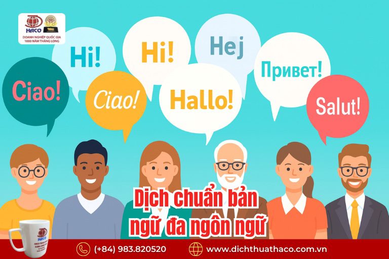 Dịch chuẩn bản ngữ đa ngôn ngữ