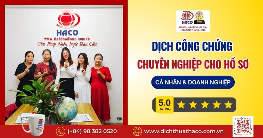 Dịch Công Chứng Chuyên Nghiệp Cho Hồ Sơ Cá Nhân & Doanh Nghiệp 4 Dịch Công Chứng Chuyên Nghiệp Cho Hồ Sơ