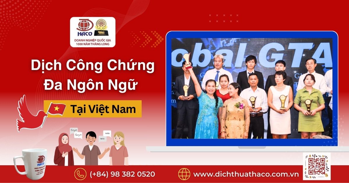 Dịch Công Chứng Đa Ngôn Ngữ Tại Việt Nam