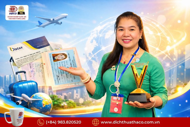 Dịch công chứng giấy tờ nước ngoài tại Việt Nam