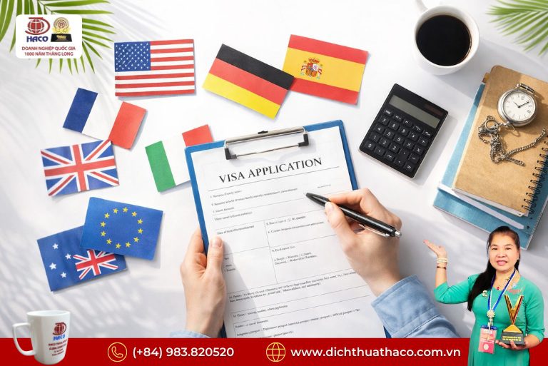 Dịch công chứng giấy tờ nước ngoài tại Việt Nam