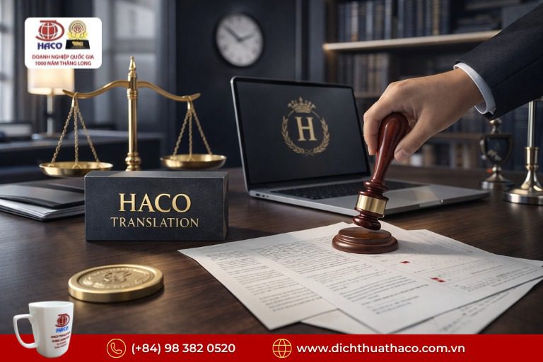 Dịch Công Chứng Giấy Tờ Pháp Lý Doanh Nghiệp Đầy Đủ Dấu Đỏ