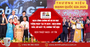 Dịch Công Chứng Hồ Sơ Du Học Tiếng Pháp Tại Tp.hcm – Dịch Đúng Mẫu, Đủ Giấy Tờ, Không Trễ Hẹn