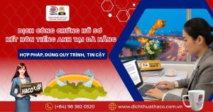 Dich Cong Chung Ho So Ket Hon Tieng Anh Tai Da Nang
