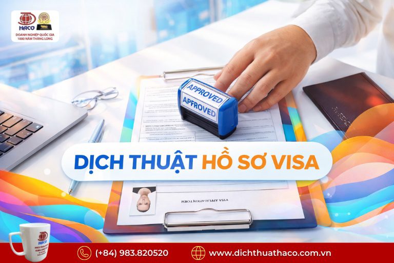 Dịch Công Chứng Hồ Sơ Xin Visa Uy Tín