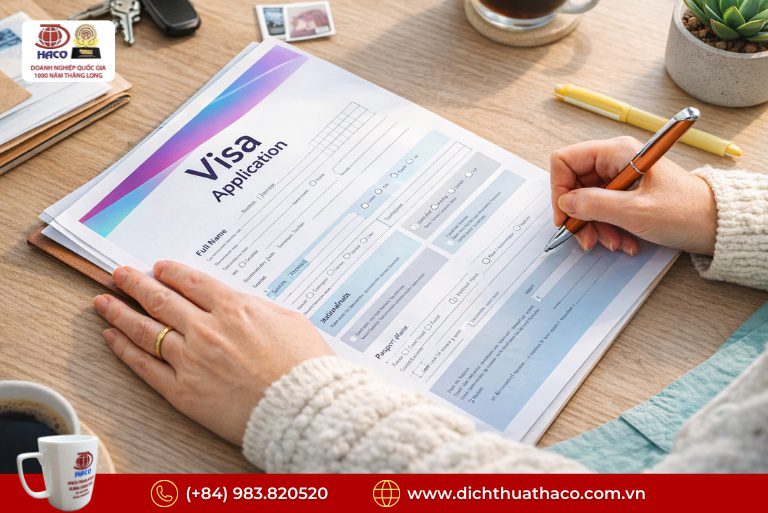 Dịch Công Chứng Hồ Sơ Xin Visa Uy Tín