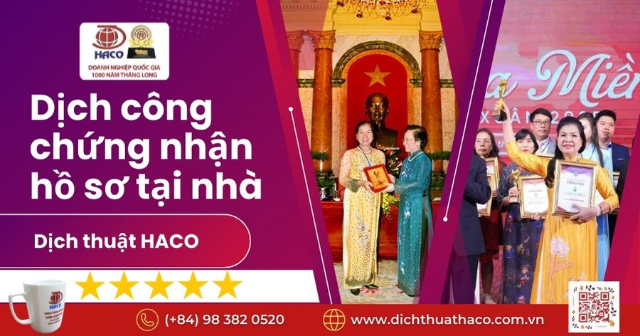 Dịch công chứng nhận hồ sơ tại nhà – giao trả tận nơi nhanh, an toàn, chuẩn pháp lý 9 Dịch công chứng nhận hồ sơ tại nhà