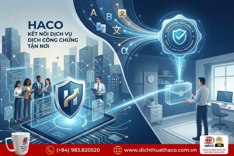 Dịch công chứng nhận hồ sơ tại nhà – giao trả tận nơi nhanh, an toàn, chuẩn pháp lý 2 Dịch công chứng nhận hồ sơ tại nhà