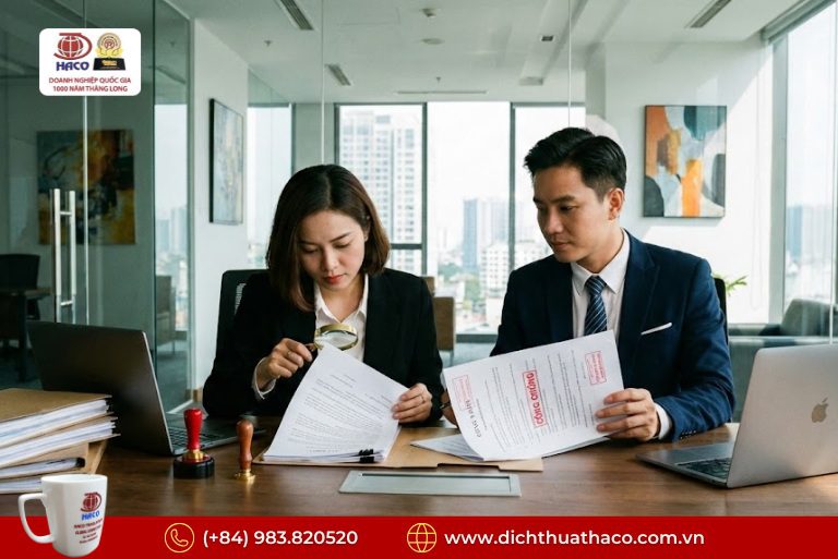 Dịch công chứng ở đâu nhanh và uy tín? Giải pháp an toàn cho mọi hồ sơ 4 Dịch công chứng ở đâu nhanh và uy tín