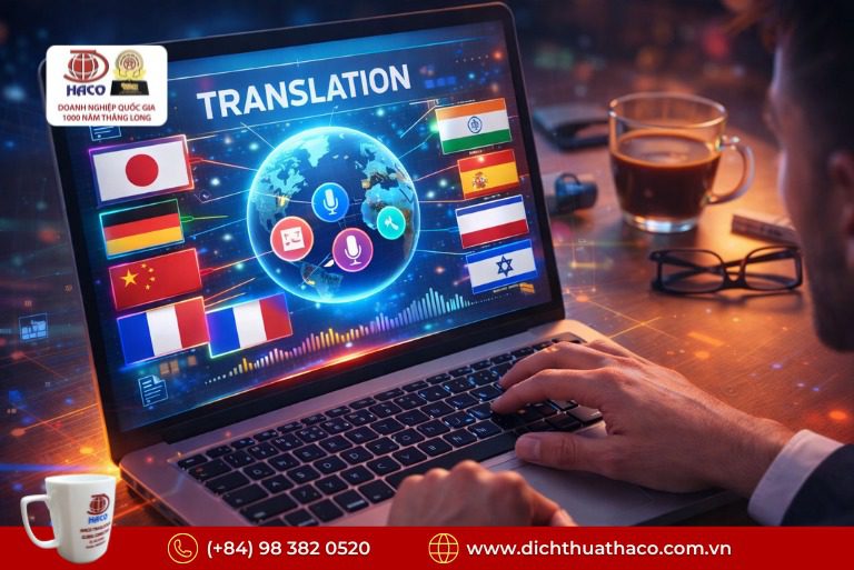 Dịch Đa Ngôn Ngữ Anh – Trung – Nhật – Hàn