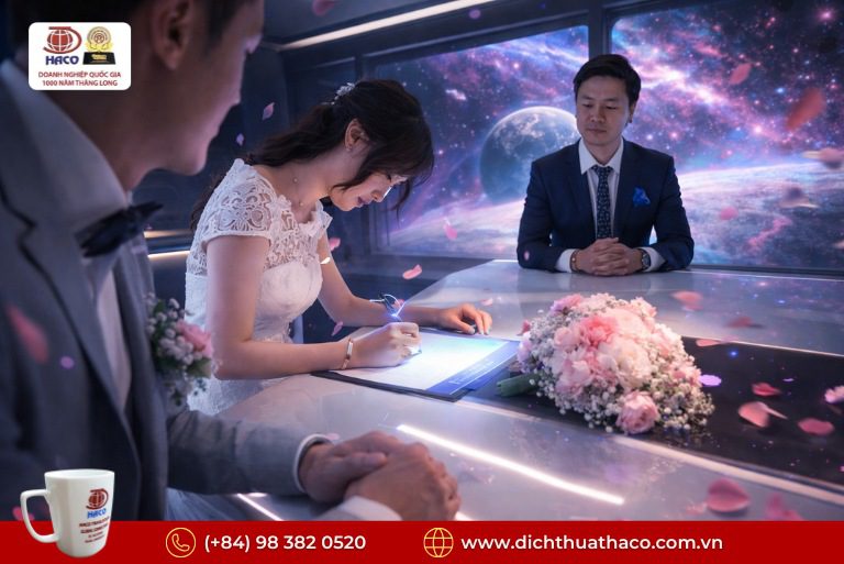 Dịch Giấy Đăng Ký Kết Hôn – Khai Sinh – Học Bạ – Bằng Cấp