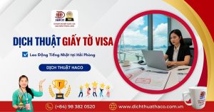 Dich Giay To Visa Lao Dong Tieng Nhat Tai Hai Phong