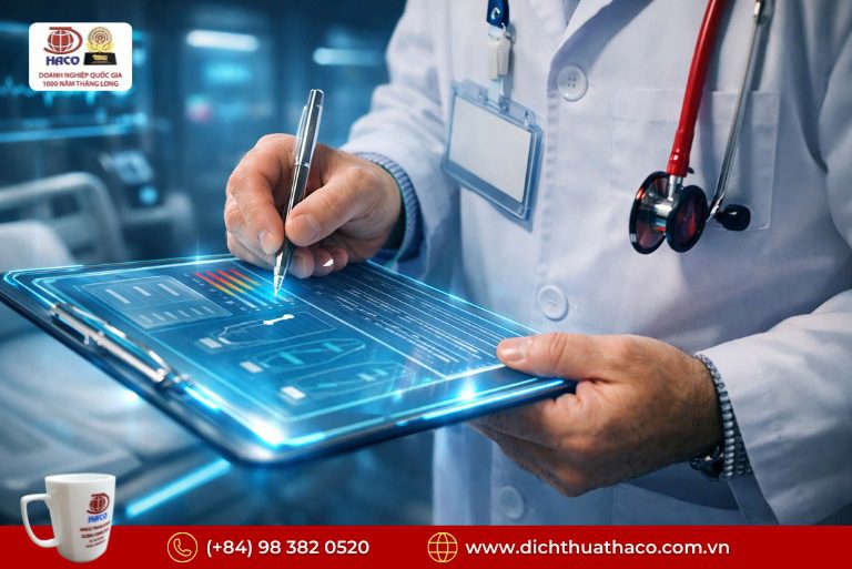 Dịch Hồ Sơ Bệnh Án – Tài Liệu Khám Chữa Bệnh
