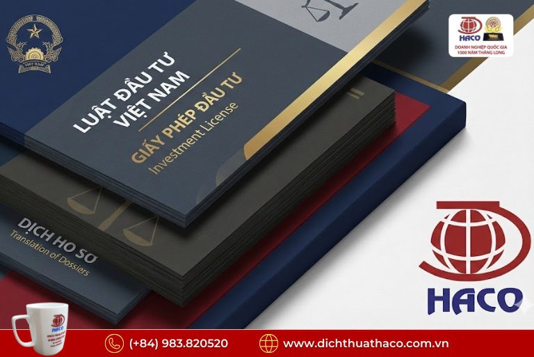 Dịch Hồ Sơ Đầu Tư Nước Ngoài Vào Việt Nam | Chuẩn Pháp Lý – Đúng Luật Đầu Tư 3 Dịch Hồ Sơ Đầu Tư Nước Ngoài Vào Việt Nam