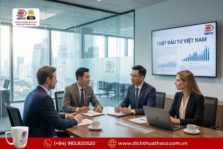Dịch Hồ Sơ Đầu Tư Nước Ngoài Vào Việt Nam | Chuẩn Pháp Lý – Đúng Luật Đầu Tư 7 Dịch Hồ Sơ Đầu Tư Nước Ngoài Vào Việt Nam