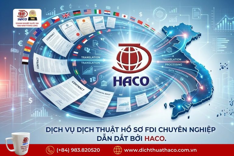 Dịch Hồ Sơ Đầu Tư Nước Ngoài Vào Việt Nam | Chuẩn Pháp Lý – Đúng Luật Đầu Tư 4 Dịch Hồ Sơ Đầu Tư Nước Ngoài Vào Việt Nam