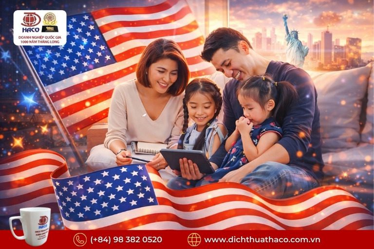 Dịch hồ sơ định cư – visa – hồ sơ lãnh sự chuẩn pháp lý