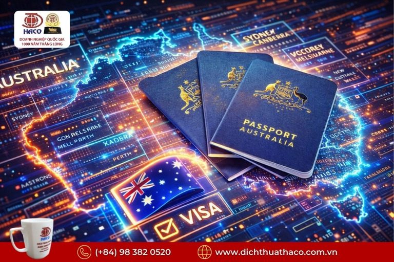 Dịch hồ sơ định cư – visa – hồ sơ lãnh sự chuẩn pháp lý