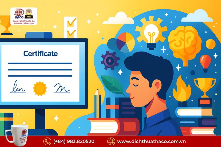 Dịch hồ sơ doanh nghiệp trọn gói – nhanh – chuẩn xác