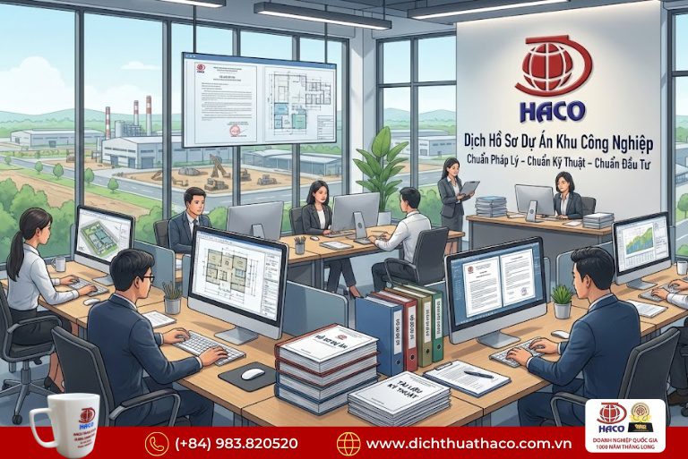 Dịch Hồ Sơ Dự Án Khu Công Nghiệp Chuẩn Pháp Lý – Chuẩn Kỹ Thuật – Chuẩn Đầu Tư 5 https://dichthuathaco.com.vn/