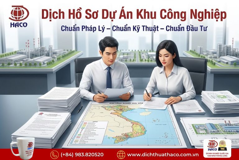 Dịch Hồ Sơ Dự Án Khu Công Nghiệp Chuẩn Pháp Lý – Chuẩn Kỹ Thuật – Chuẩn Đầu Tư 4 https://dichthuathaco.com.vn/