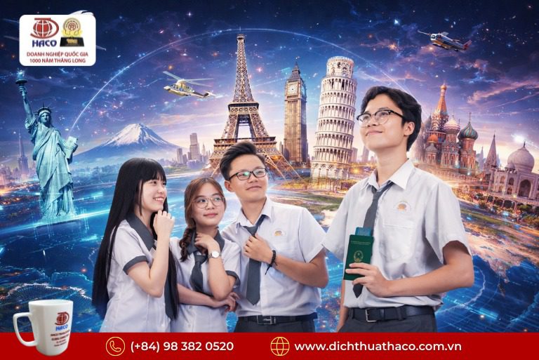 Dịch hồ sơ du học Mỹ – Anh – Úc – Canada chuẩn xác 11 Dịch hồ sơ du học Mỹ – Anh – Úc – Canada chuẩn xác