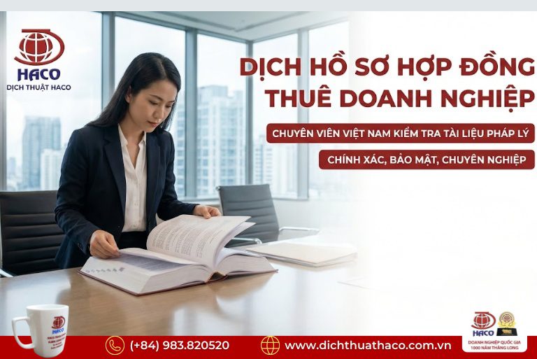Dịch Hồ Sơ Hợp Đồng Thuê – Thuê Đất – Thuê Nhà Xưởng 2026 7 Dịch Hồ Sơ Hợp Đồng Thuê – Thuê Đất – Thuê Nhà Xưởng