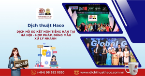 Dịch Hồ Sơ Kết Hôn Tiếng Hàn Tại Hà Nội – Hợp Pháp, Đúng Mẫu, Xử Lý Nhanh