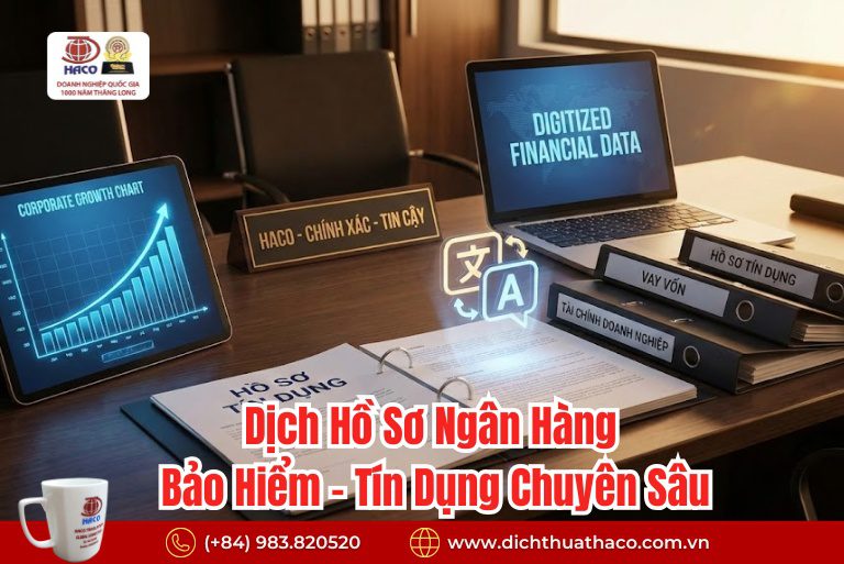 Dịch Hồ Sơ Ngân Hàng – Bảo Hiểm – Tín Dụng Chuyên Sâu 2026 4 Dịch Hồ Sơ Ngân Hàng – Bảo Hiểm – Tín Dụng Chuyên Sâu