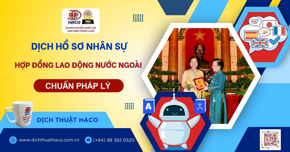 Dịch Hồ Sơ Nhân Sự – Hợp Đồng Lao Động Nước Ngoài