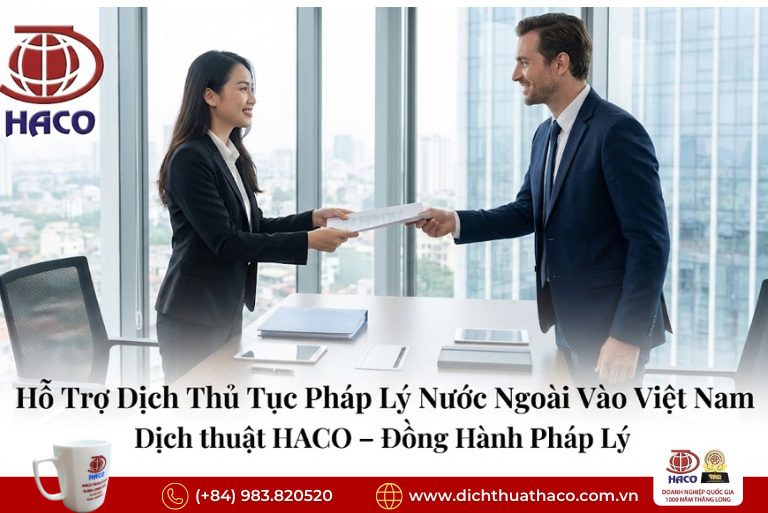 Dịch Hồ Sơ Thủ Tục Pháp Lý Nước Ngoài Vào Việt Nam Chuẩn Luật 2026 2 Dịch Hồ Sơ Thủ Tục Pháp Lý Nước Ngoài Vào Việt Nam